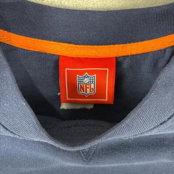 2000s Vintage Denver Broncos NFL Sweatshirt Navy Orange Football Size Large - Picture 3 of 7